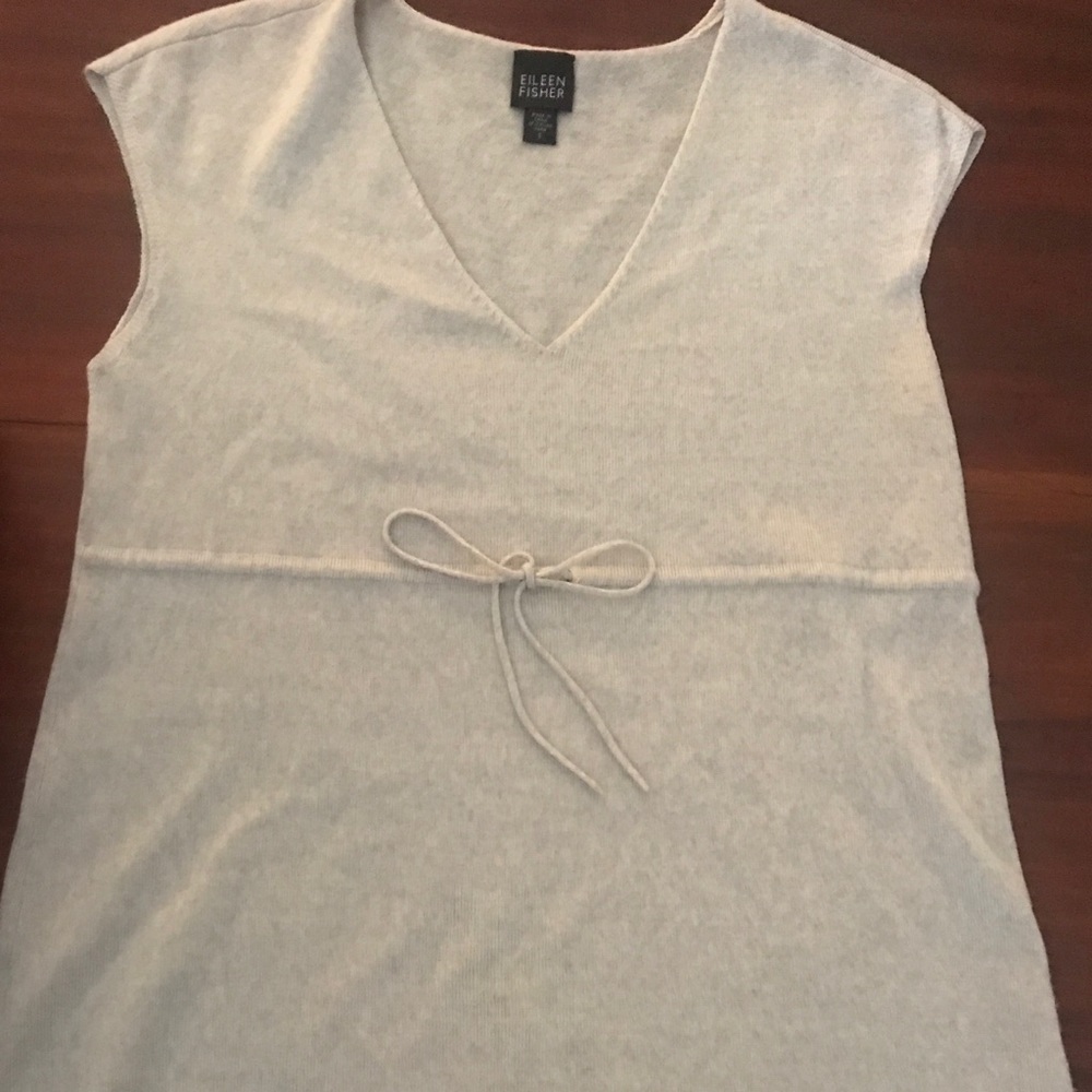 Eileen Fisher Sleeveless Merino Wool Tank sweater